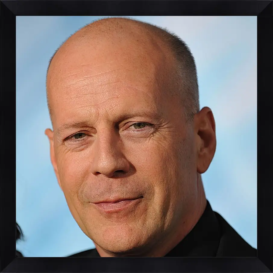 Картина в раме - Брюс Уиллис. Bruce Willis