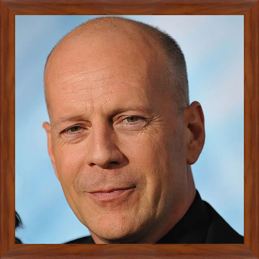 Картина в раме - Брюс Уиллис. Bruce Willis