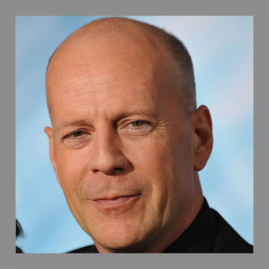 Картина в раме - Брюс Уиллис. Bruce Willis