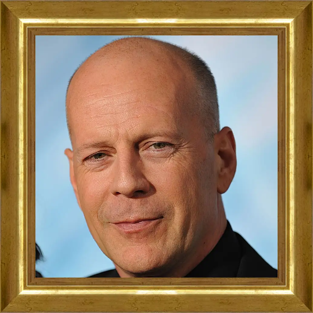 Картина в раме - Брюс Уиллис. Bruce Willis