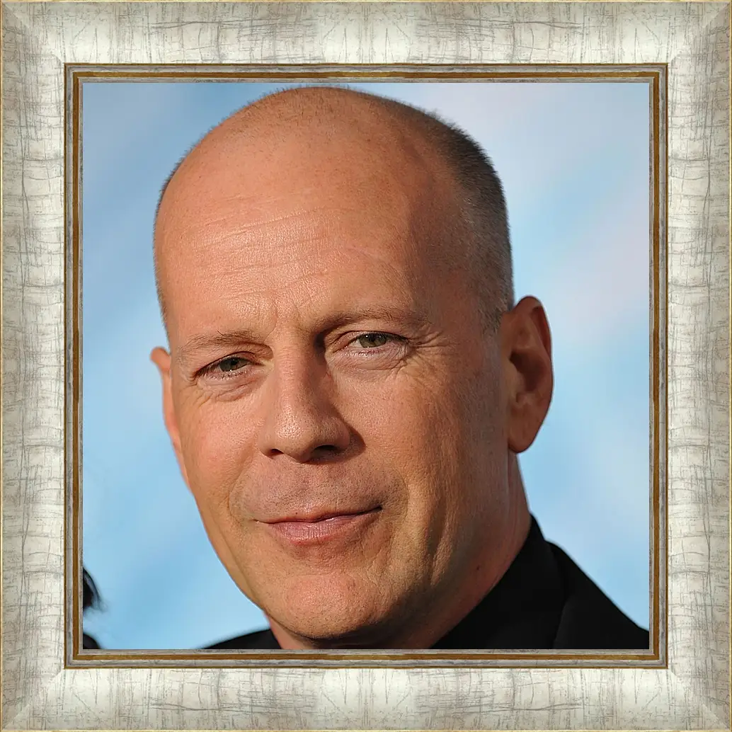 Картина в раме - Брюс Уиллис. Bruce Willis