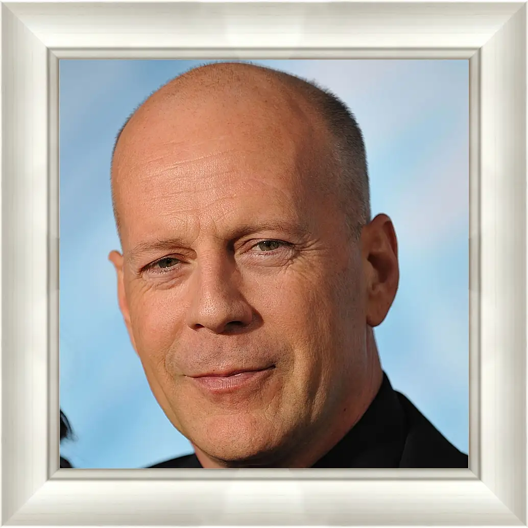 Картина в раме - Брюс Уиллис. Bruce Willis