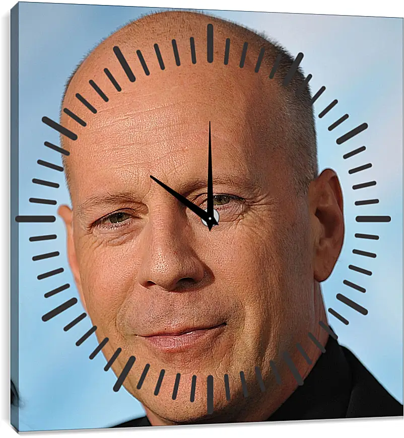 Часы картина - Брюс Уиллис. Bruce Willis