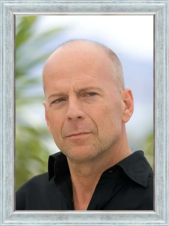 Картина в раме - Брюс Уиллис. Bruce Willis