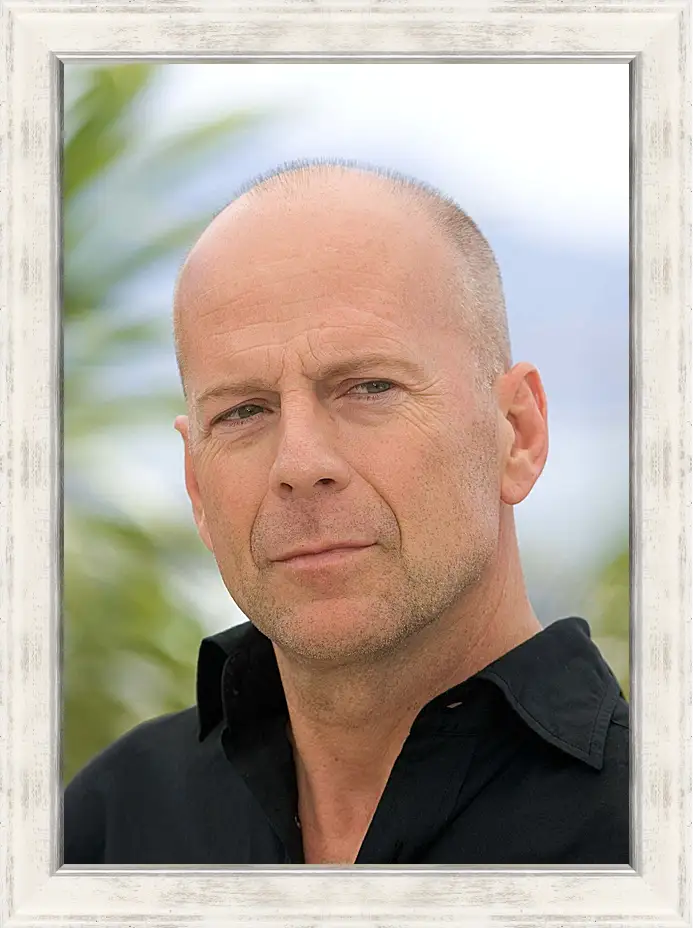 Картина в раме - Брюс Уиллис. Bruce Willis