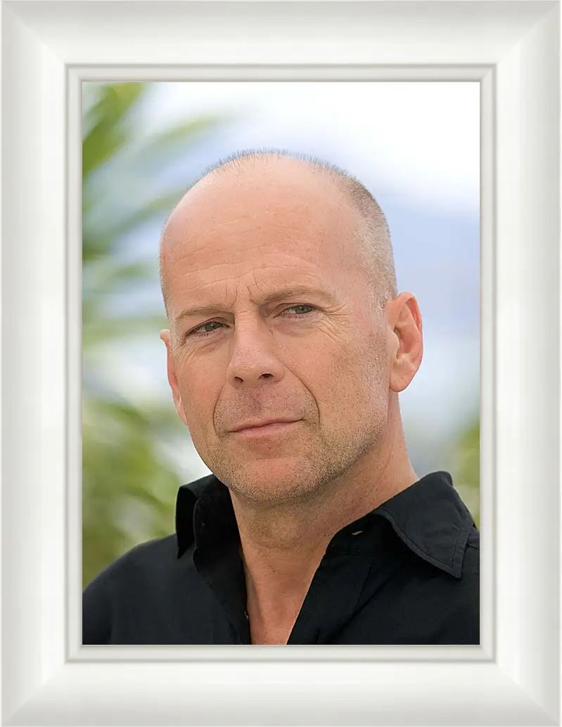 Картина в раме - Брюс Уиллис. Bruce Willis