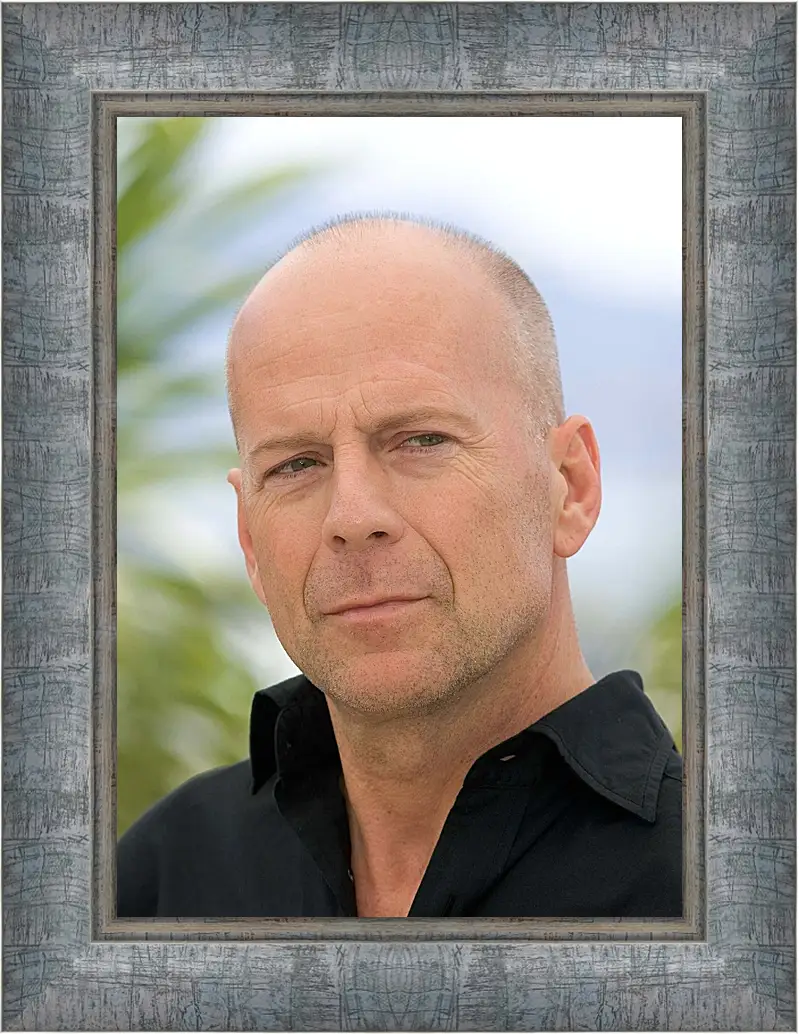 Картина в раме - Брюс Уиллис. Bruce Willis