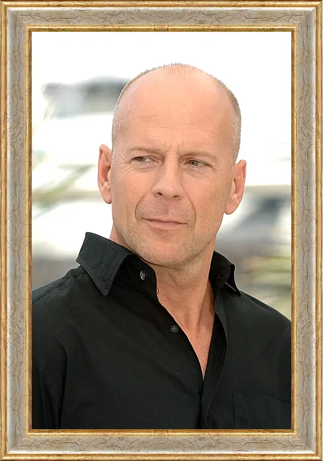 Картина в раме - Брюс Уиллис. Bruce Willis