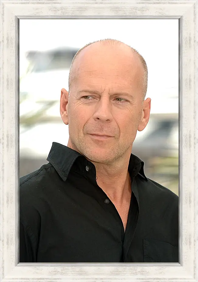 Картина в раме - Брюс Уиллис. Bruce Willis