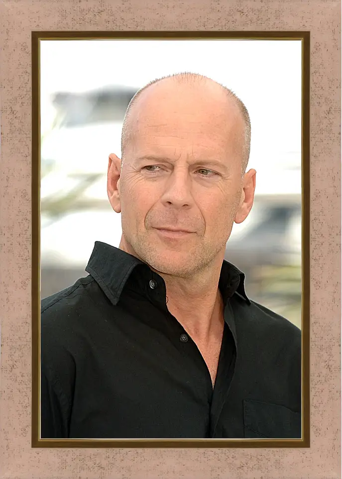 Картина в раме - Брюс Уиллис. Bruce Willis