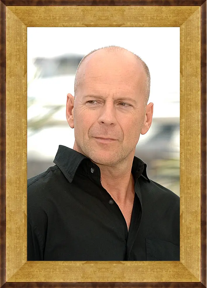 Картина в раме - Брюс Уиллис. Bruce Willis