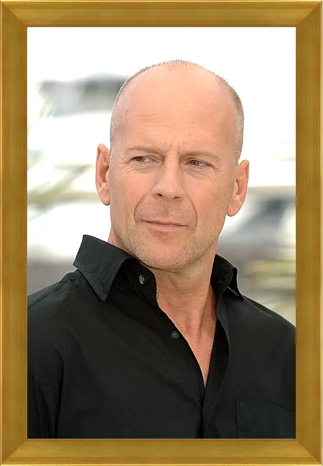 Картина в раме - Брюс Уиллис. Bruce Willis