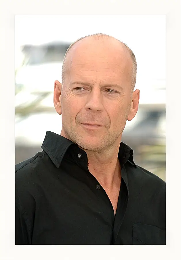 Картина в раме - Брюс Уиллис. Bruce Willis