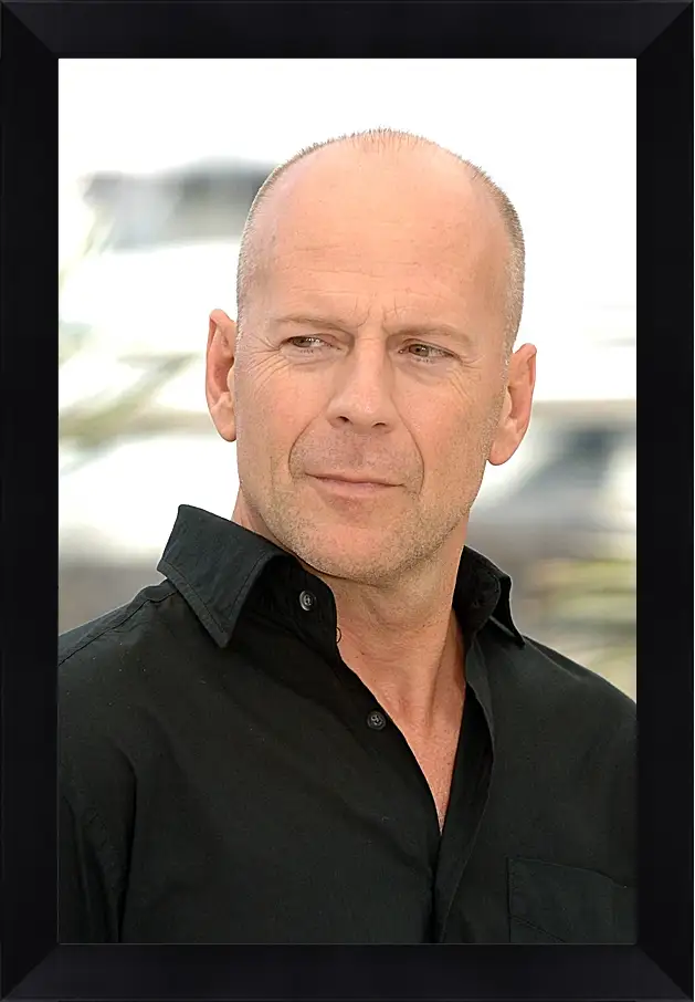 Картина в раме - Брюс Уиллис. Bruce Willis