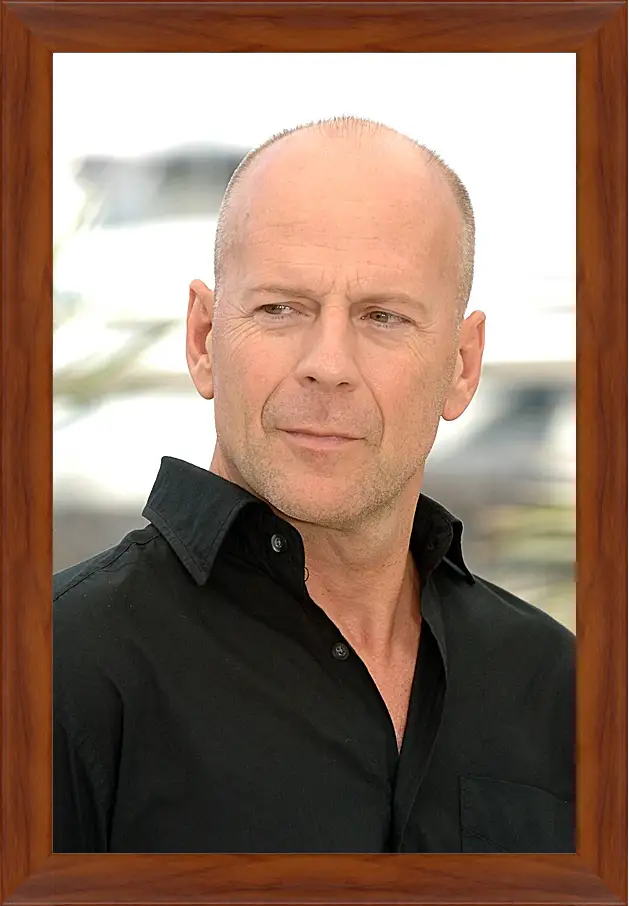 Картина в раме - Брюс Уиллис. Bruce Willis