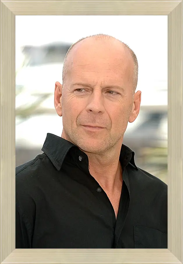 Картина в раме - Брюс Уиллис. Bruce Willis