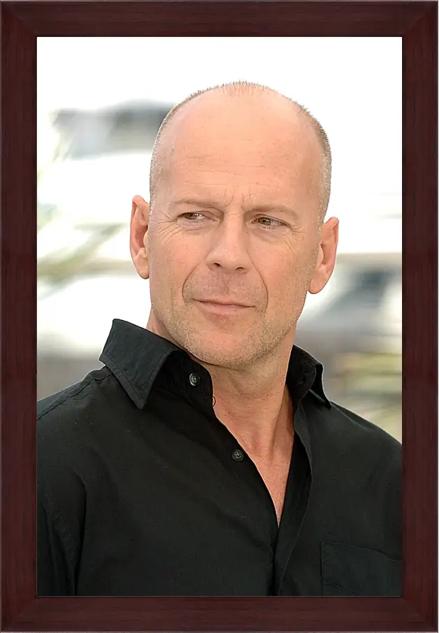 Картина в раме - Брюс Уиллис. Bruce Willis