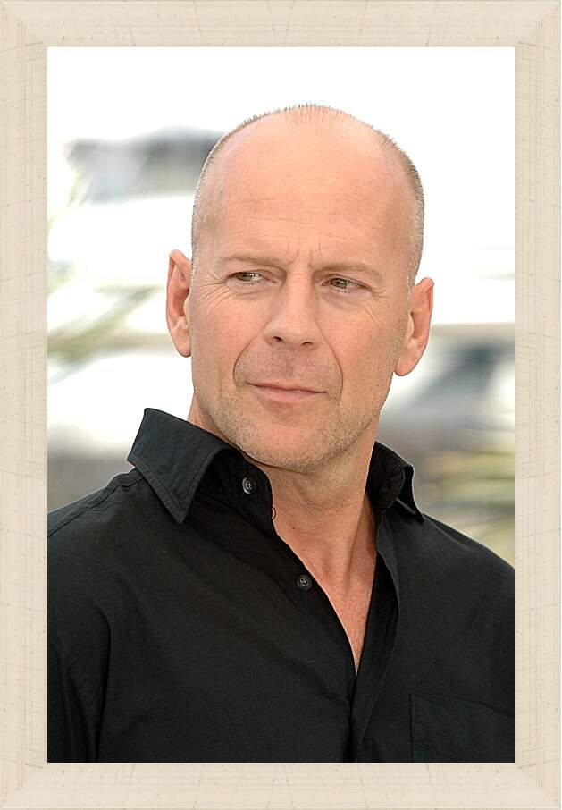 Картина в раме - Брюс Уиллис. Bruce Willis