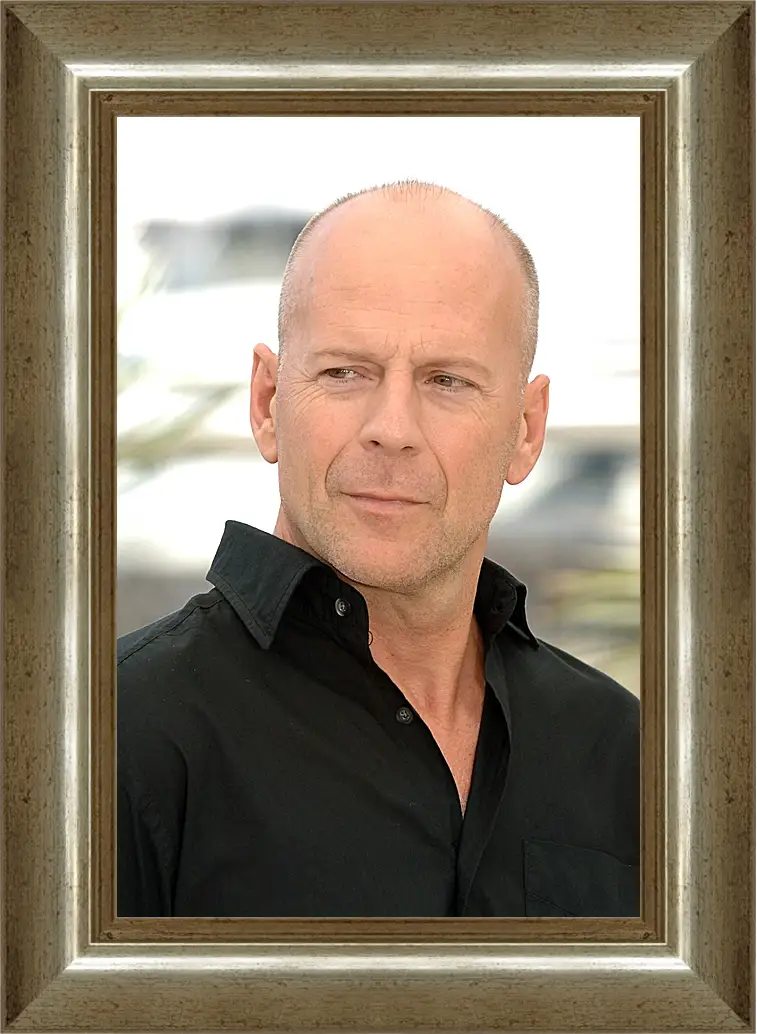 Картина в раме - Брюс Уиллис. Bruce Willis