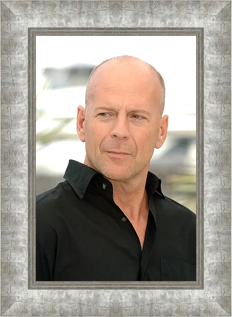 Картина в раме - Брюс Уиллис. Bruce Willis