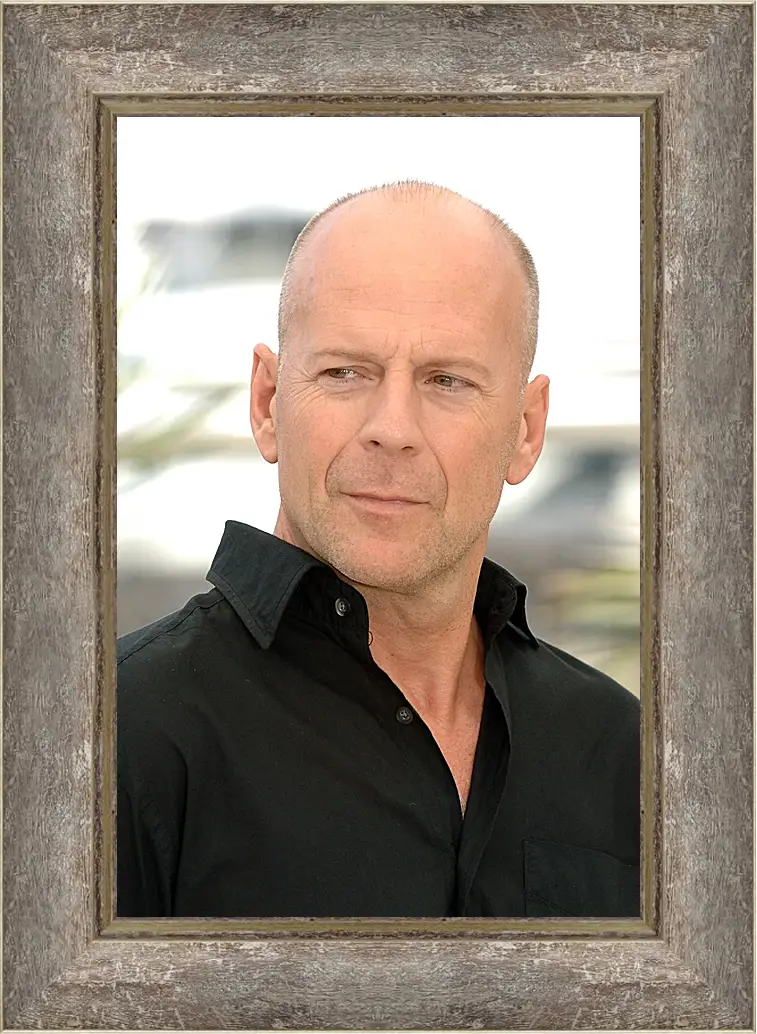 Картина в раме - Брюс Уиллис. Bruce Willis