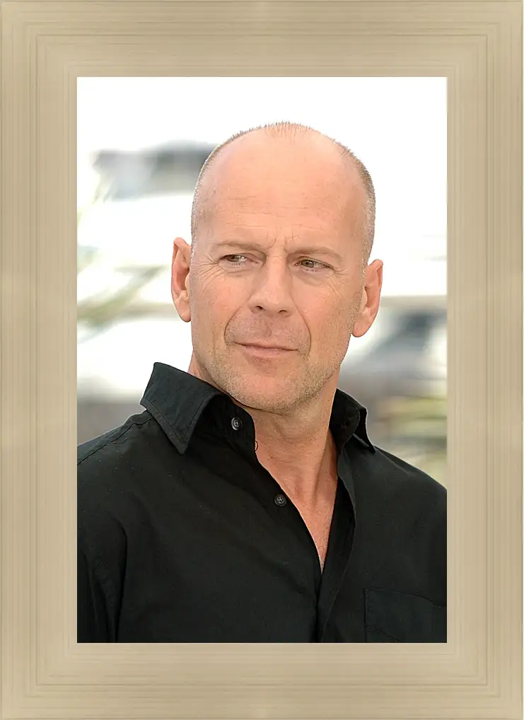 Картина в раме - Брюс Уиллис. Bruce Willis