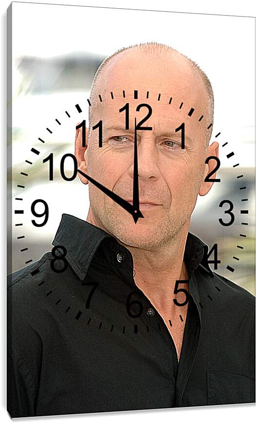 Часы картина - Брюс Уиллис. Bruce Willis
