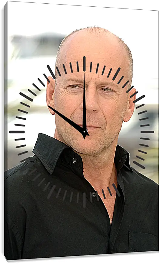 Часы картина - Брюс Уиллис. Bruce Willis