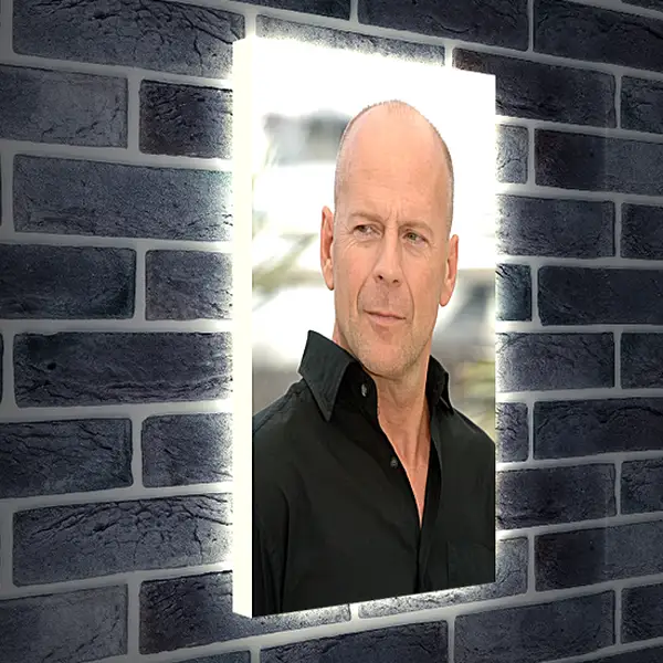 Лайтбокс световая панель - Брюс Уиллис. Bruce Willis