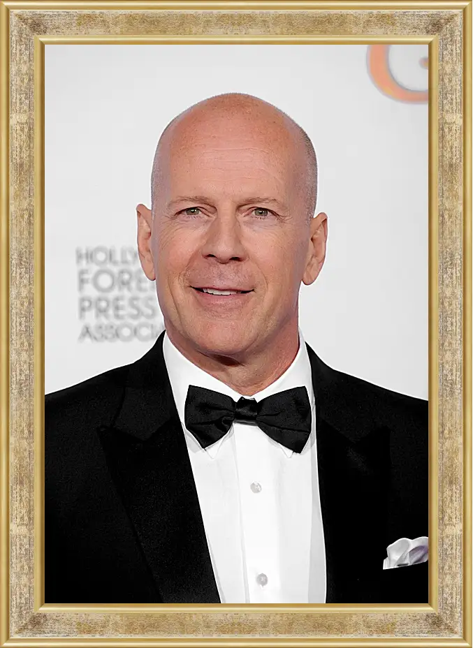 Картина в раме - Брюс Уиллис. Bruce Willis