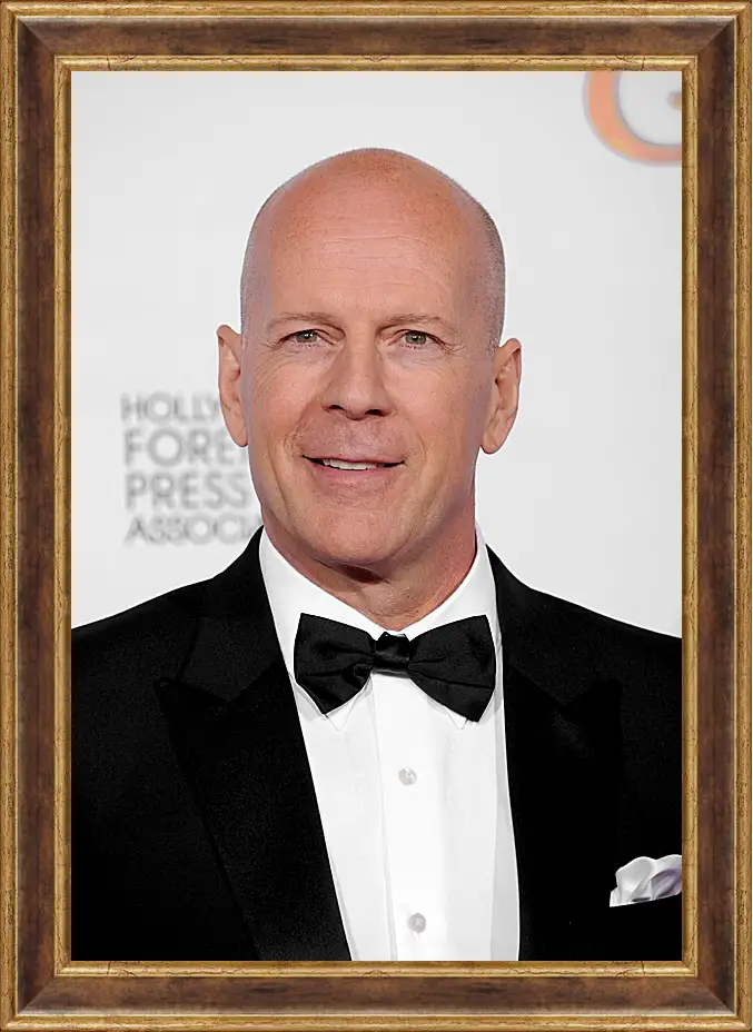 Картина в раме - Брюс Уиллис. Bruce Willis