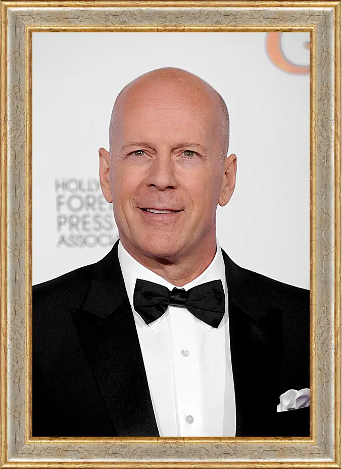 Картина в раме - Брюс Уиллис. Bruce Willis