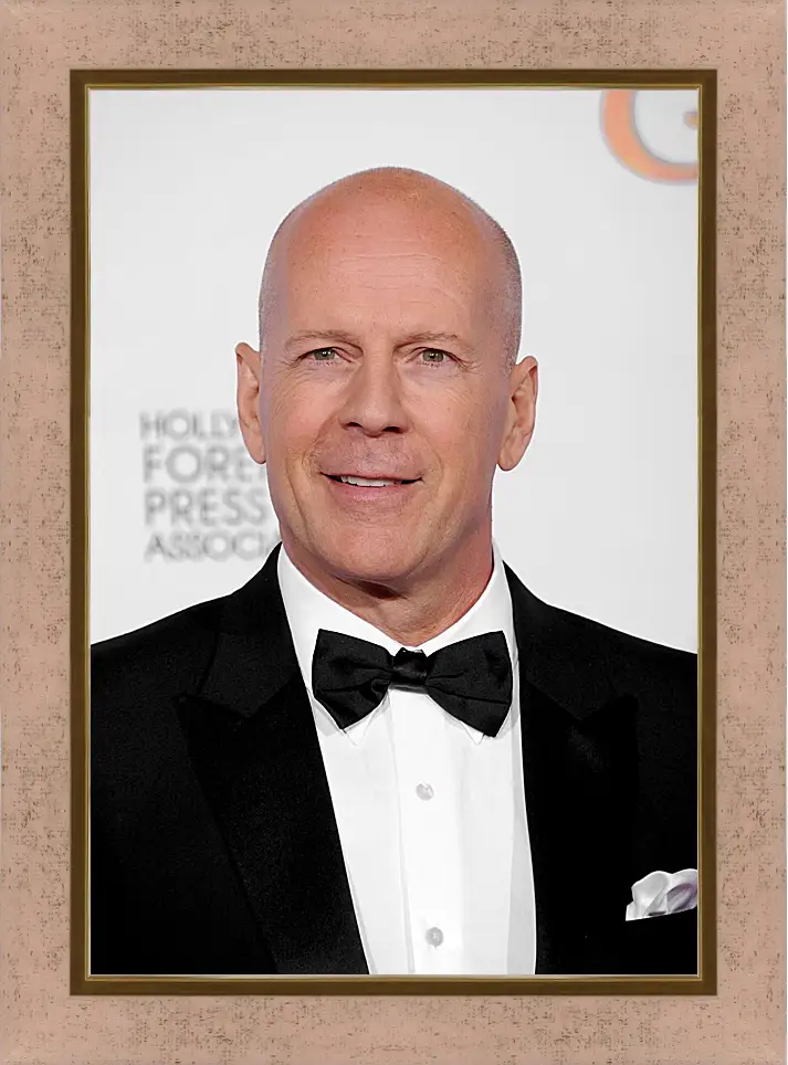 Картина в раме - Брюс Уиллис. Bruce Willis