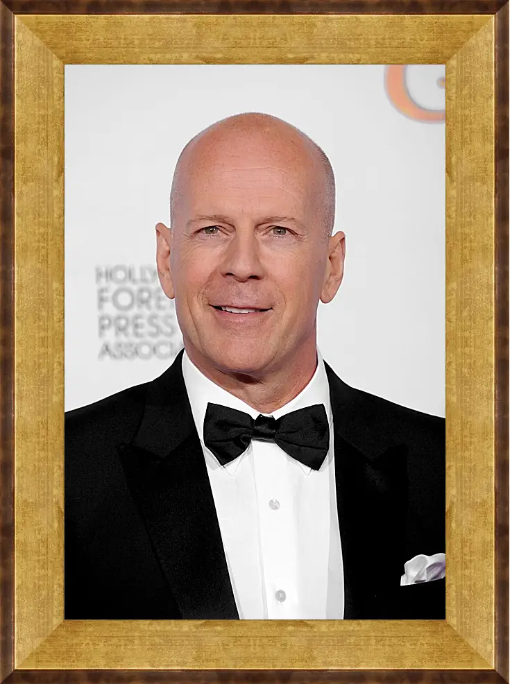 Картина в раме - Брюс Уиллис. Bruce Willis