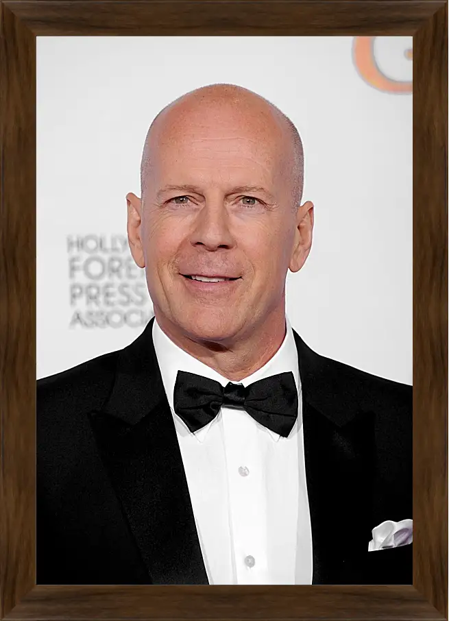 Картина в раме - Брюс Уиллис. Bruce Willis