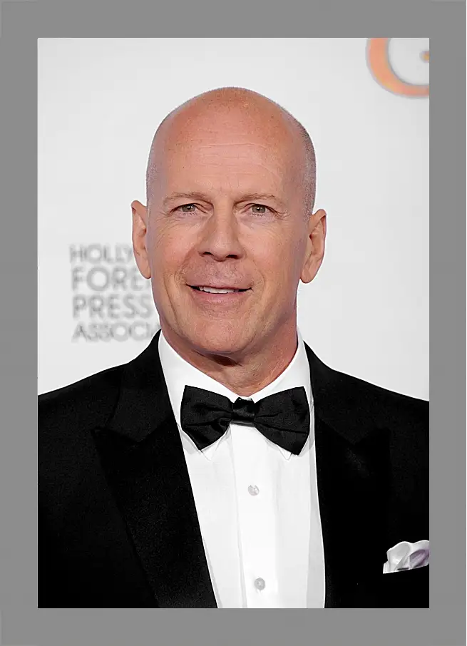 Картина в раме - Брюс Уиллис. Bruce Willis