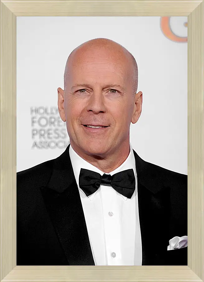 Картина в раме - Брюс Уиллис. Bruce Willis