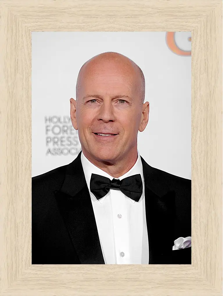 Картина в раме - Брюс Уиллис. Bruce Willis