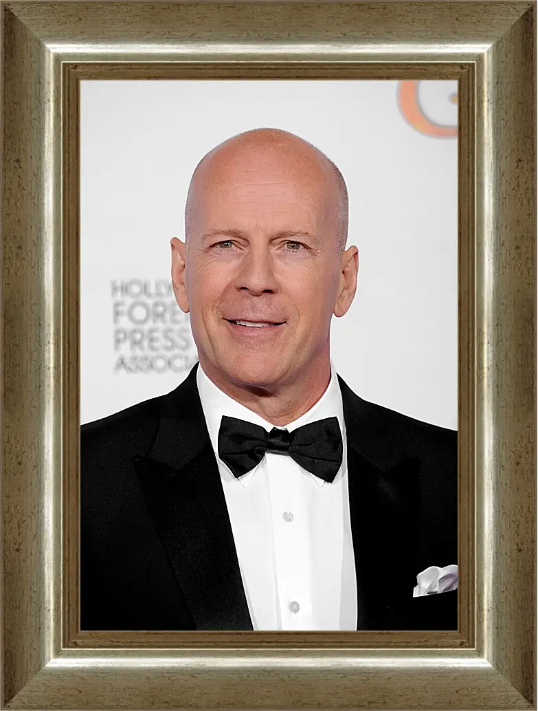 Картина в раме - Брюс Уиллис. Bruce Willis