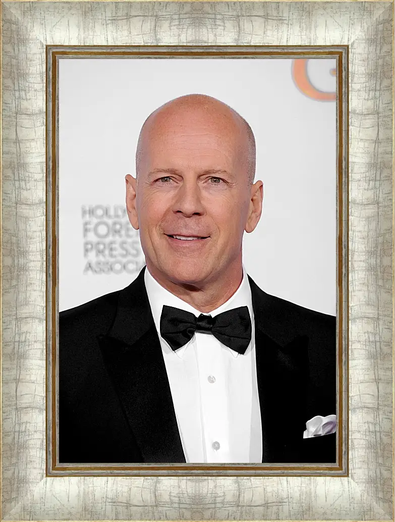 Картина в раме - Брюс Уиллис. Bruce Willis