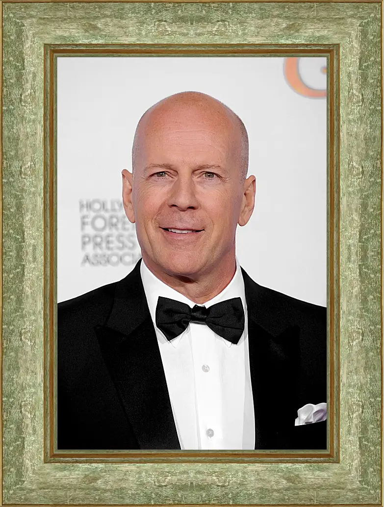 Картина в раме - Брюс Уиллис. Bruce Willis