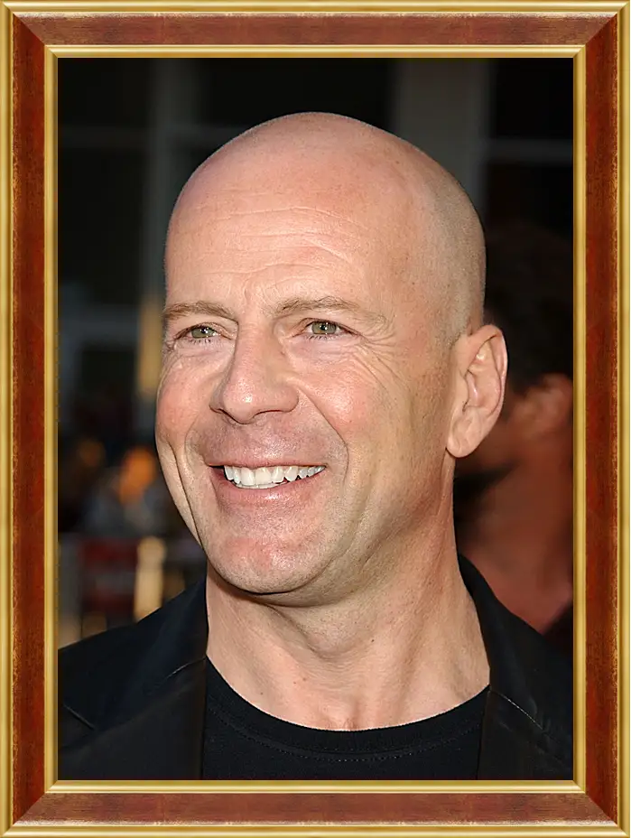 Картина в раме - Брюс Уиллис. Bruce Willis