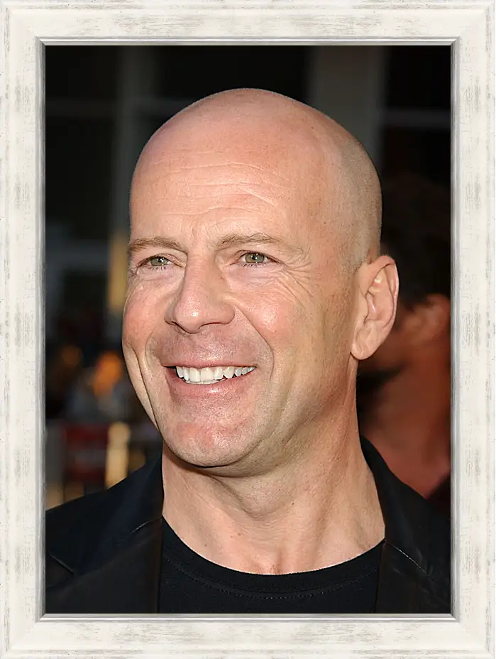 Картина в раме - Брюс Уиллис. Bruce Willis