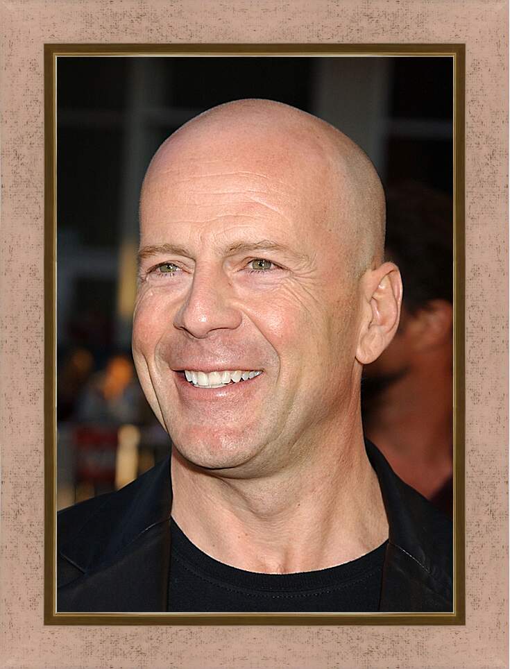 Картина в раме - Брюс Уиллис. Bruce Willis