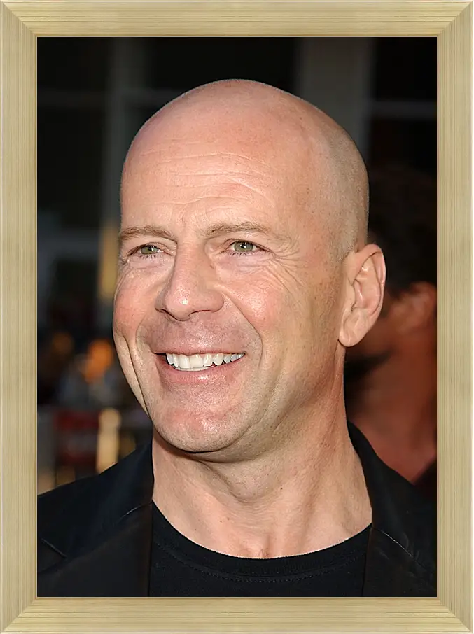 Картина в раме - Брюс Уиллис. Bruce Willis