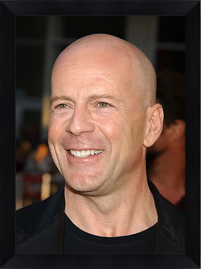 Картина в раме - Брюс Уиллис. Bruce Willis