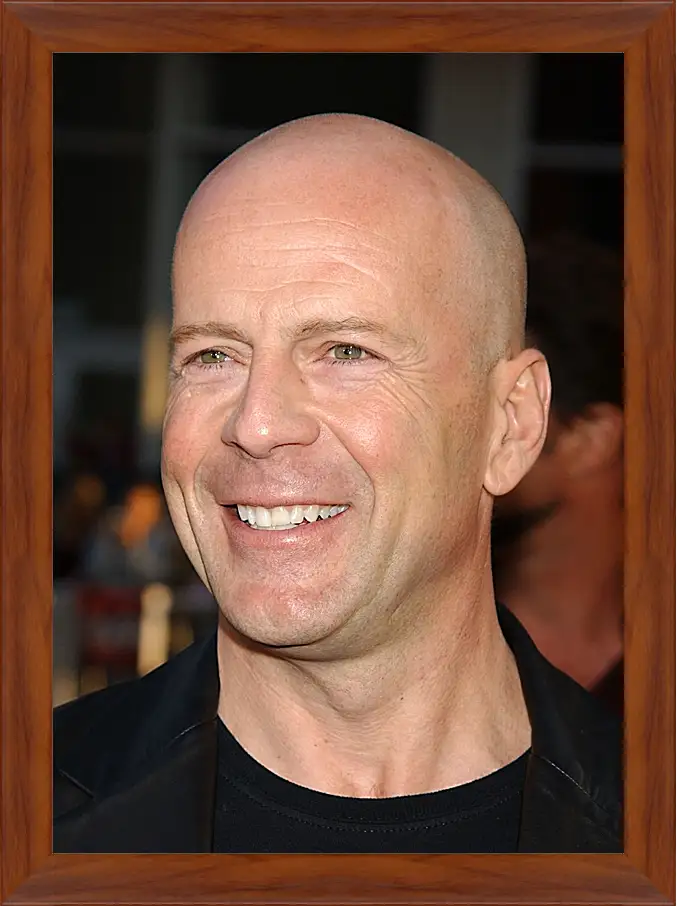 Картина в раме - Брюс Уиллис. Bruce Willis