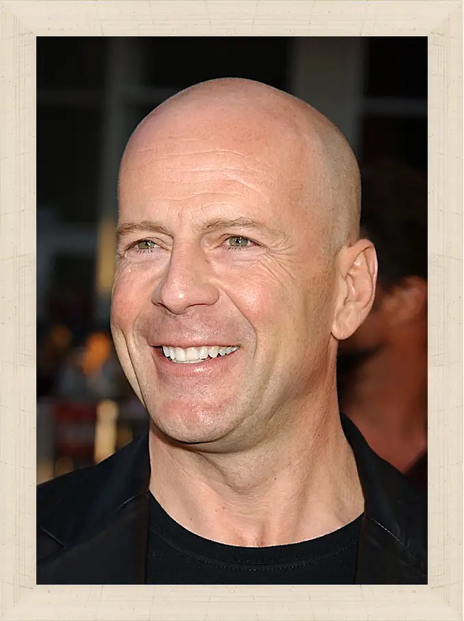 Картина в раме - Брюс Уиллис. Bruce Willis