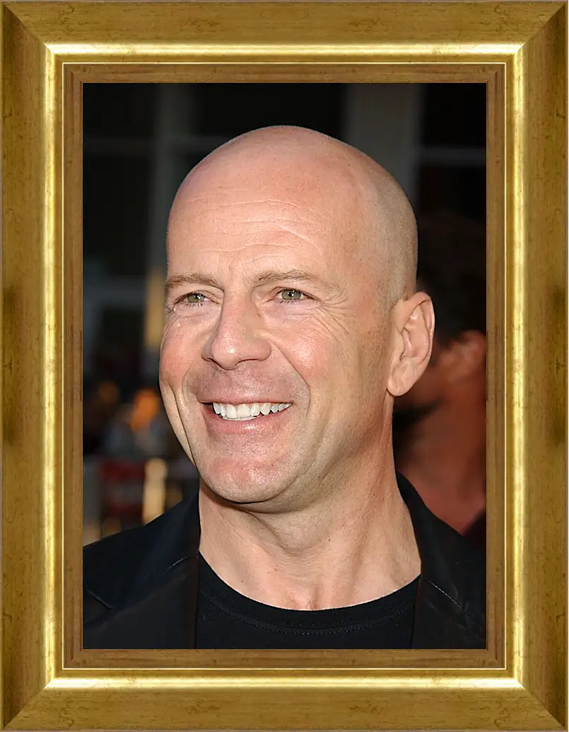 Картина в раме - Брюс Уиллис. Bruce Willis