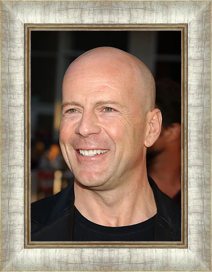 Картина в раме - Брюс Уиллис. Bruce Willis